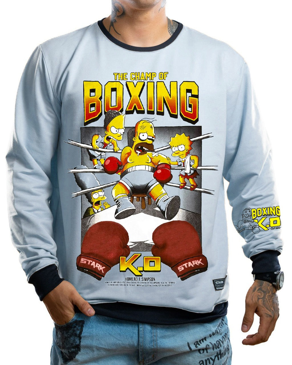 Buzo Azul Boxing