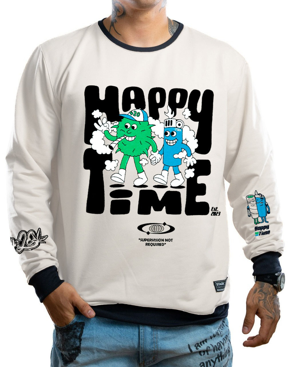 Buzo Beige Happy Time