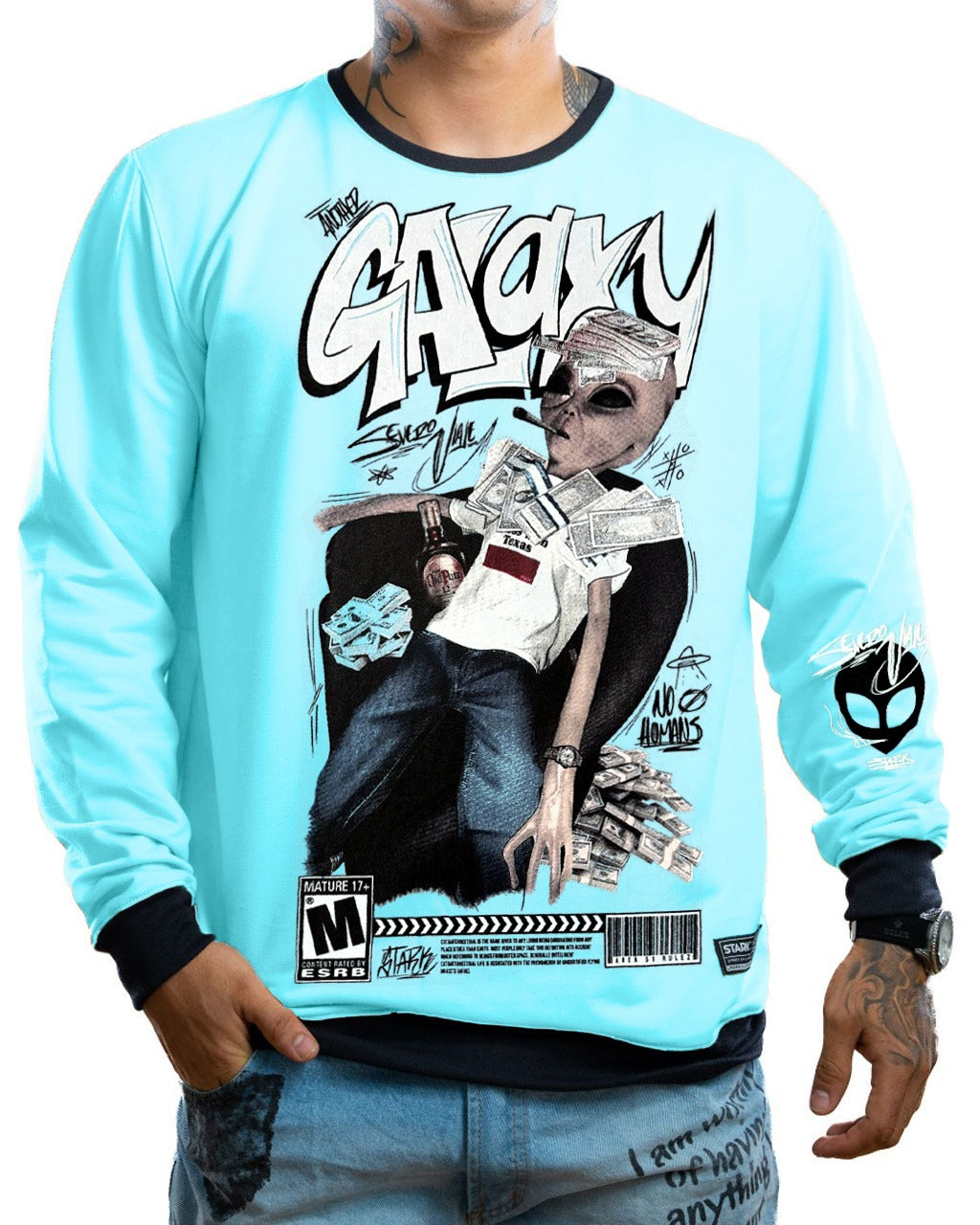 Buzo Azul Galaxy Alien