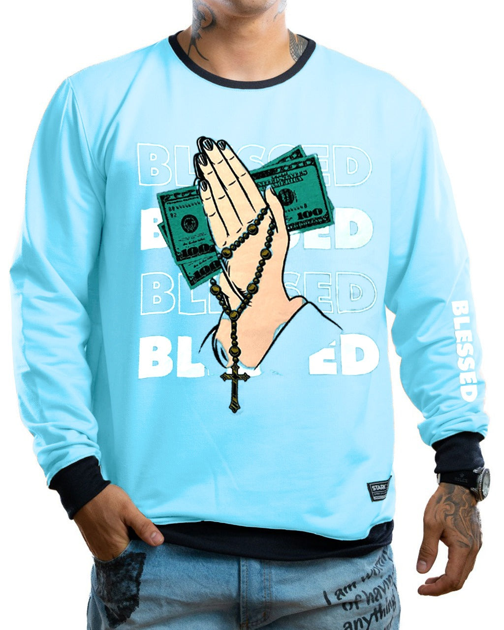 Buzo Azul Cielo Blessed Money
