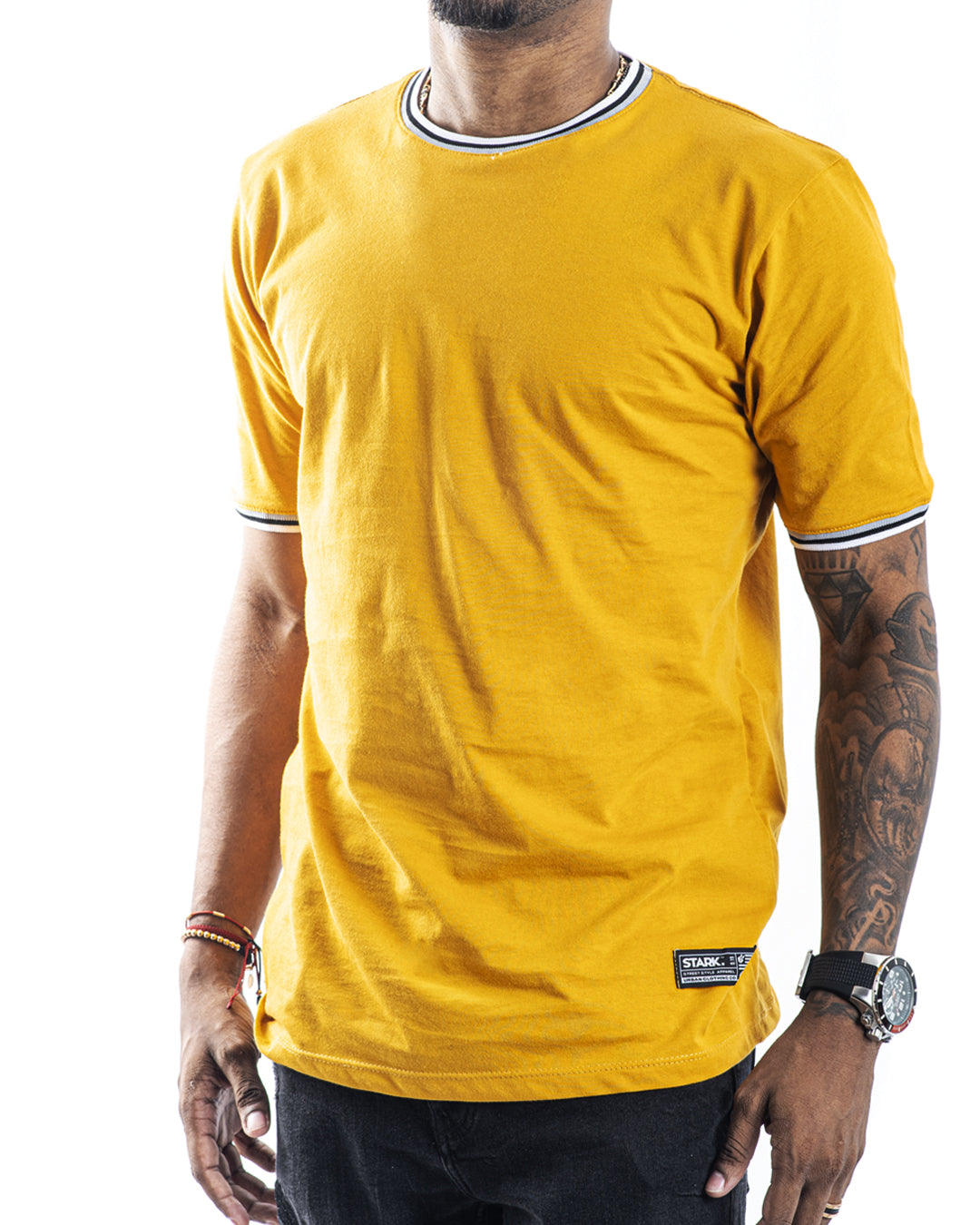 Basica Mostaza Rib Gris - Stark Brand