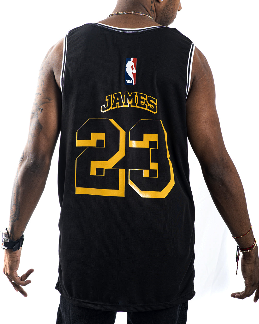 Camisilla lakers negra morado - Stark Brand