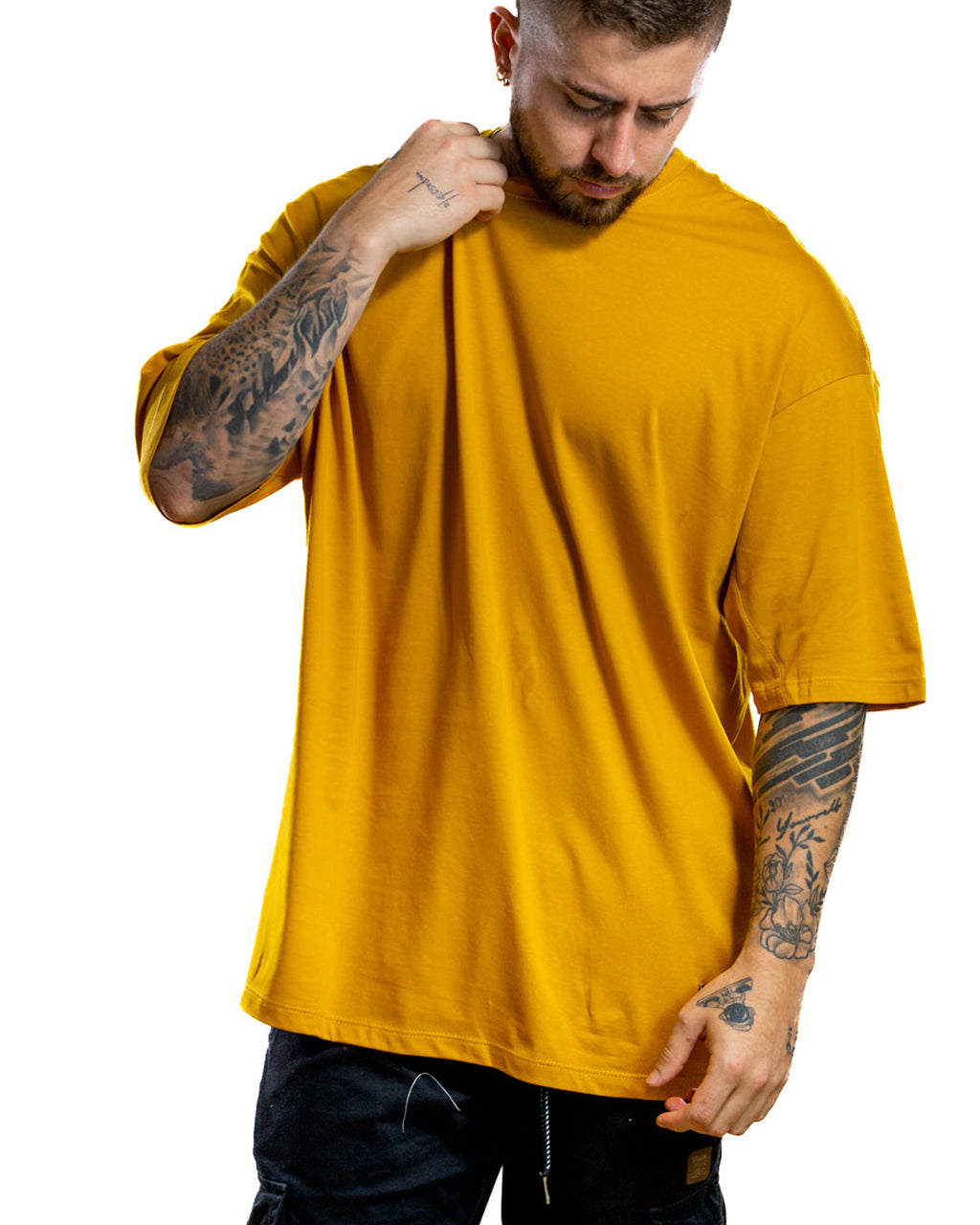 Oversize Básica Mostaza - Stark Brand