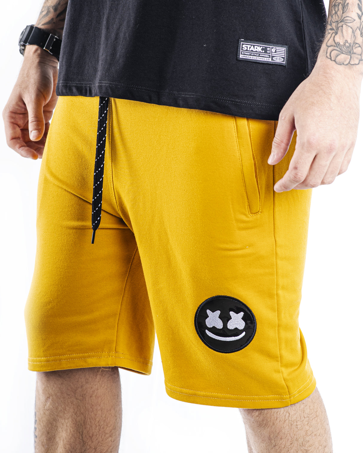 Pantaloneta Mostaza Cara Feliz - Stark Brand