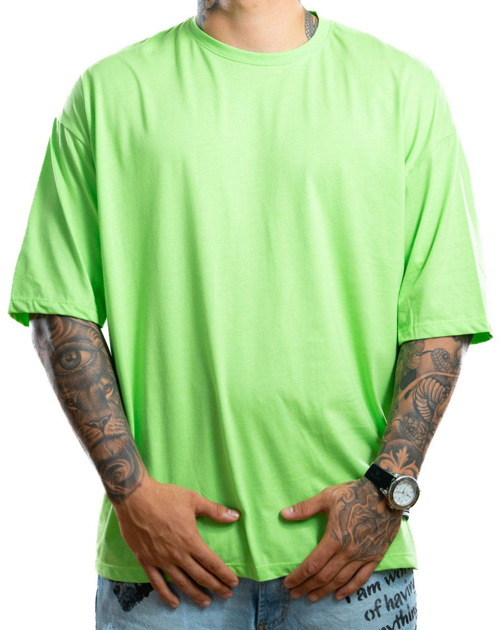 Oversize básica verde neon - Stark Brand