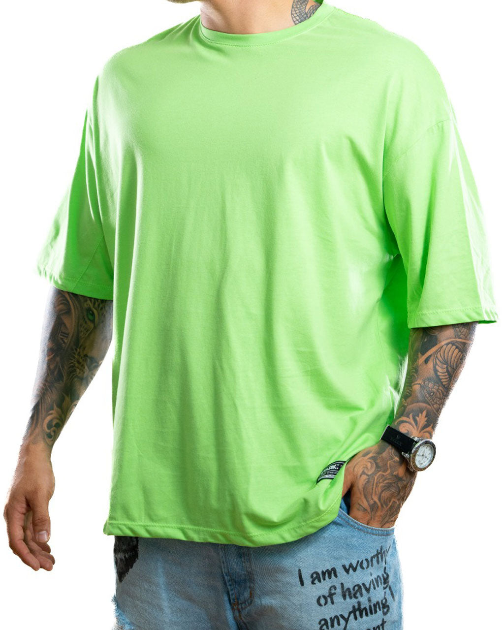 Oversize básica verde neon - Stark Brand