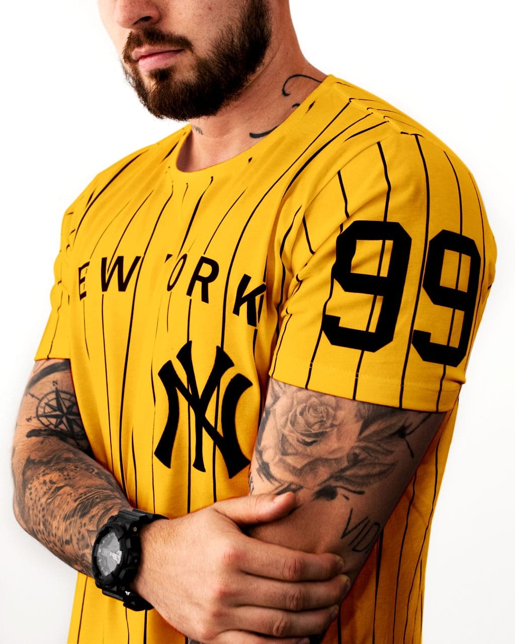 Camiseta Mostaza NY 99 - Stark Brand