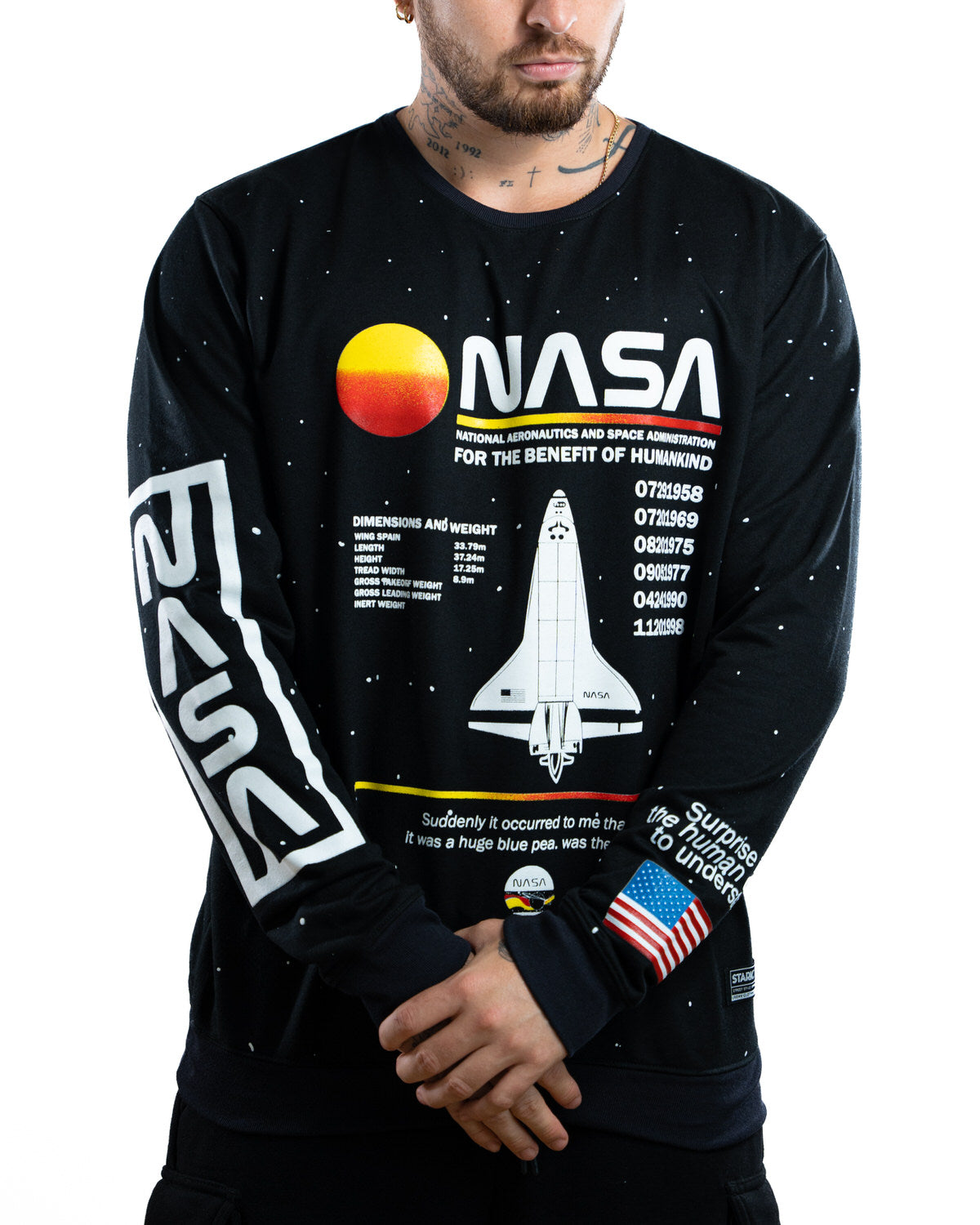 Buzo Negro Nasa Eclipse - Stark Brand
