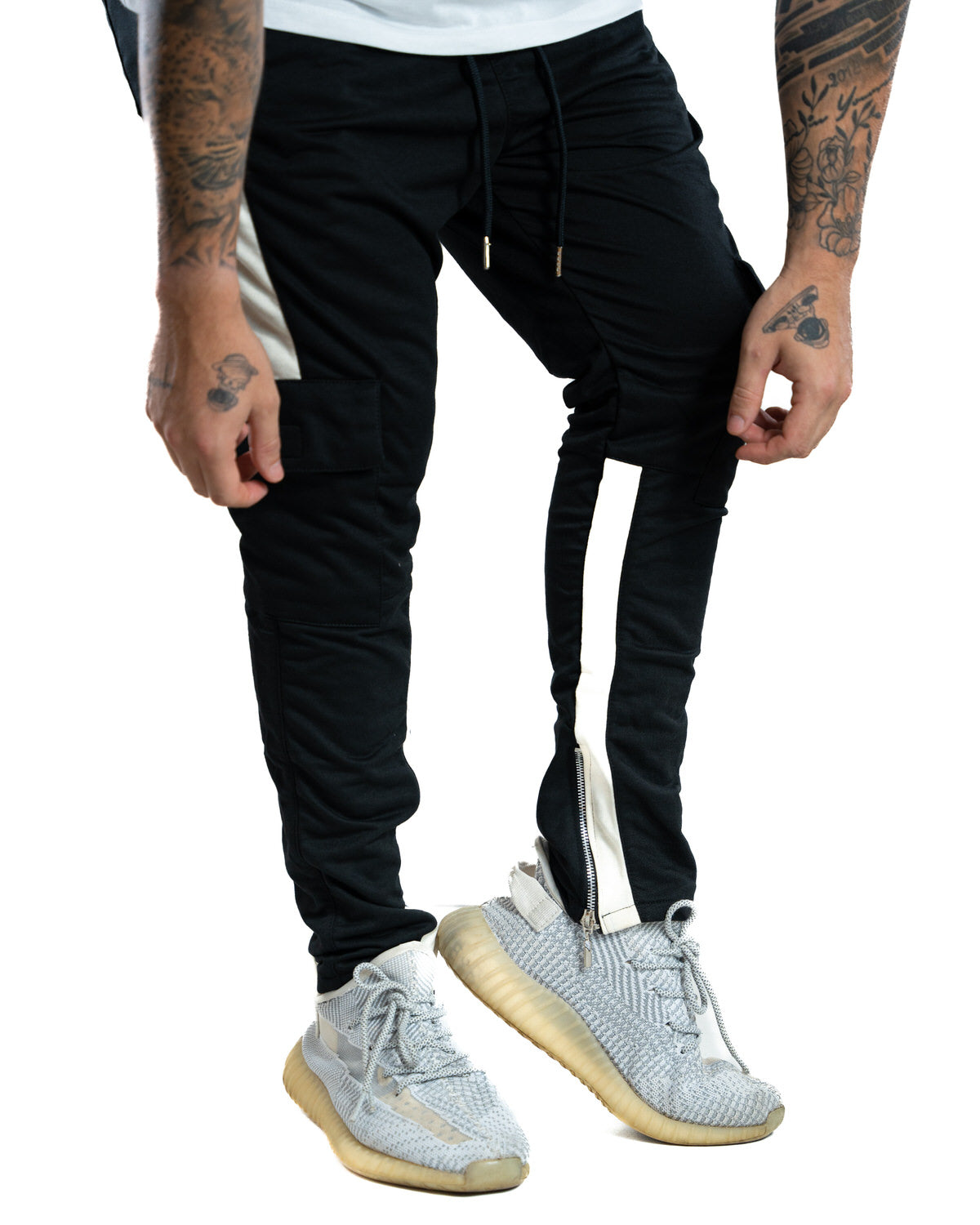 Jogger Negro cortes StK - Stark Brand