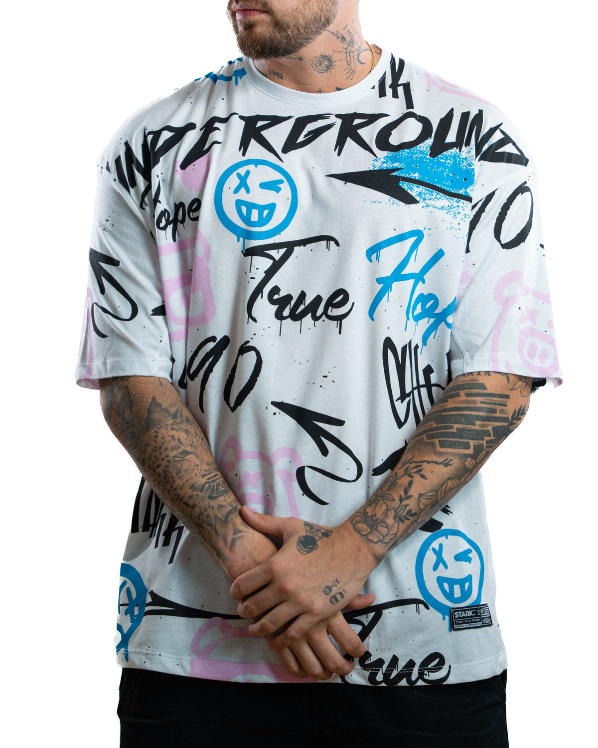 Oversize Blanca Graffity - Stark Brand