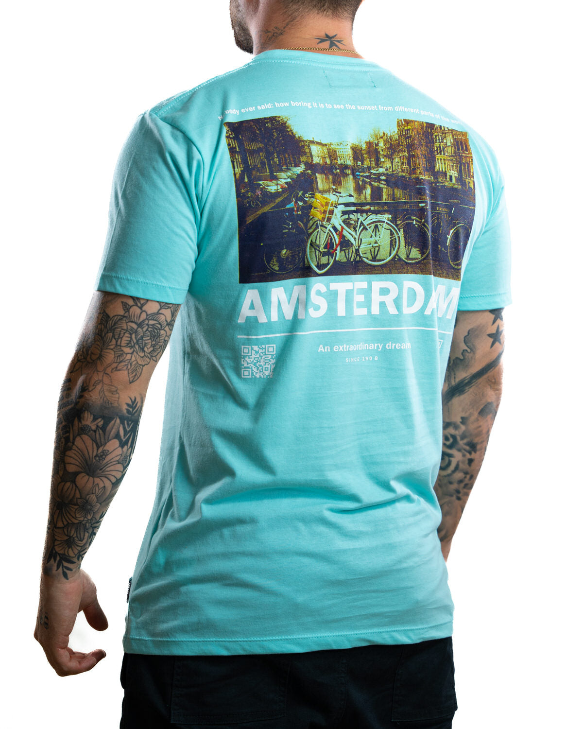 Camiseta Amsterdam cielo - Stark Brand