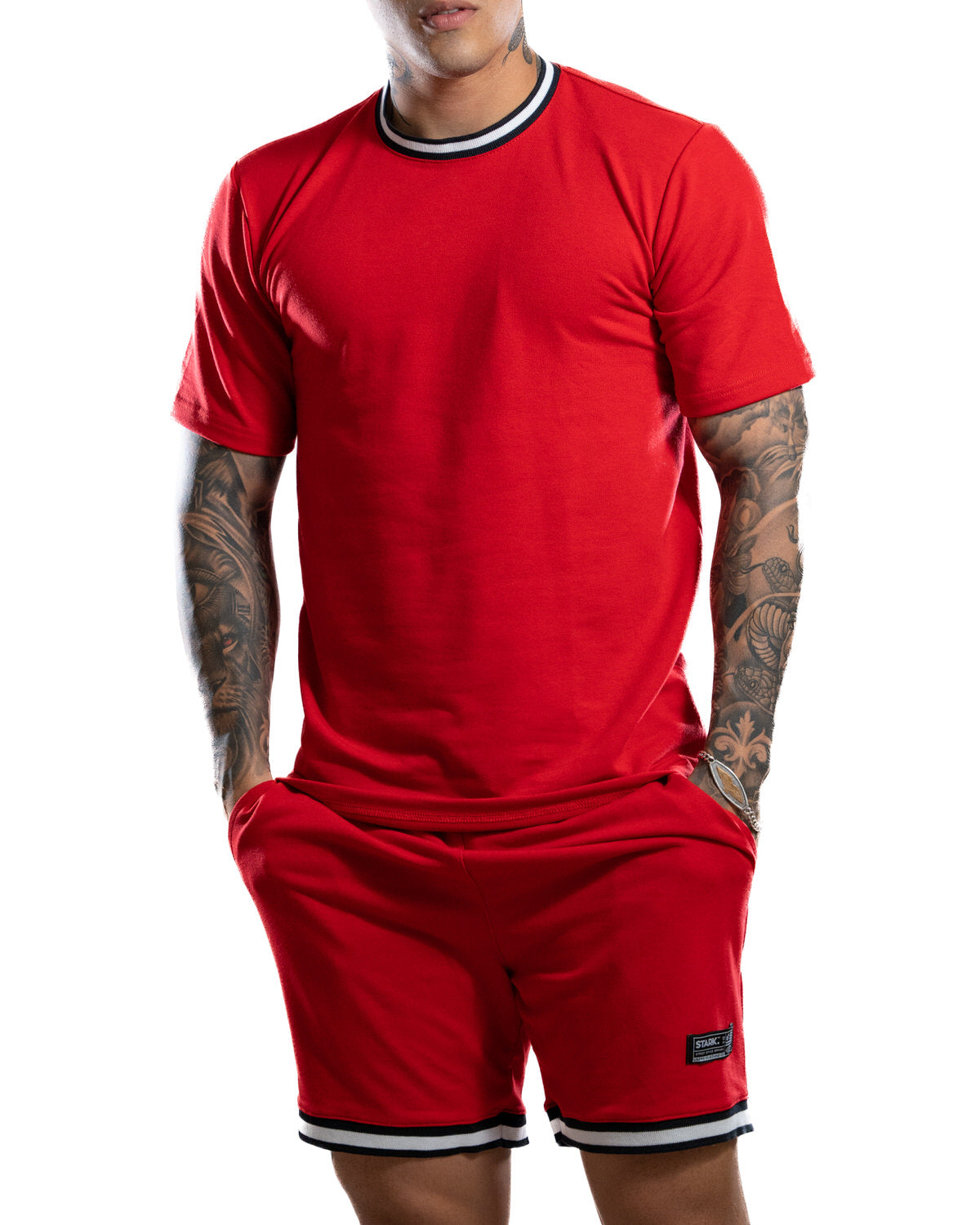 Conjunto rojo rib - Stark Brand