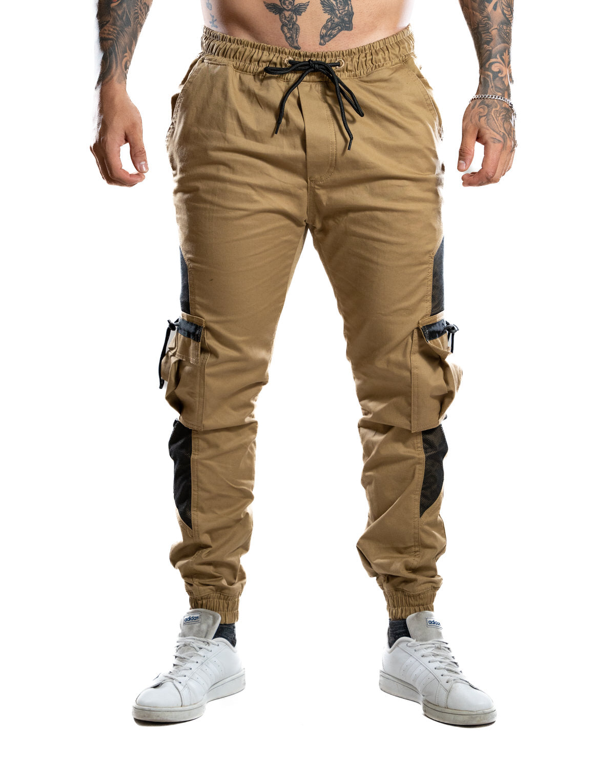 Jogger cafe con Malla - Stark Brand