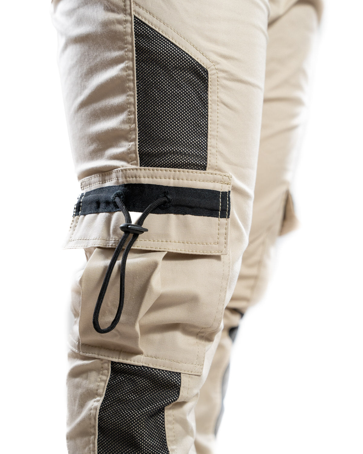 Jogger beige con Malla - Stark Brand