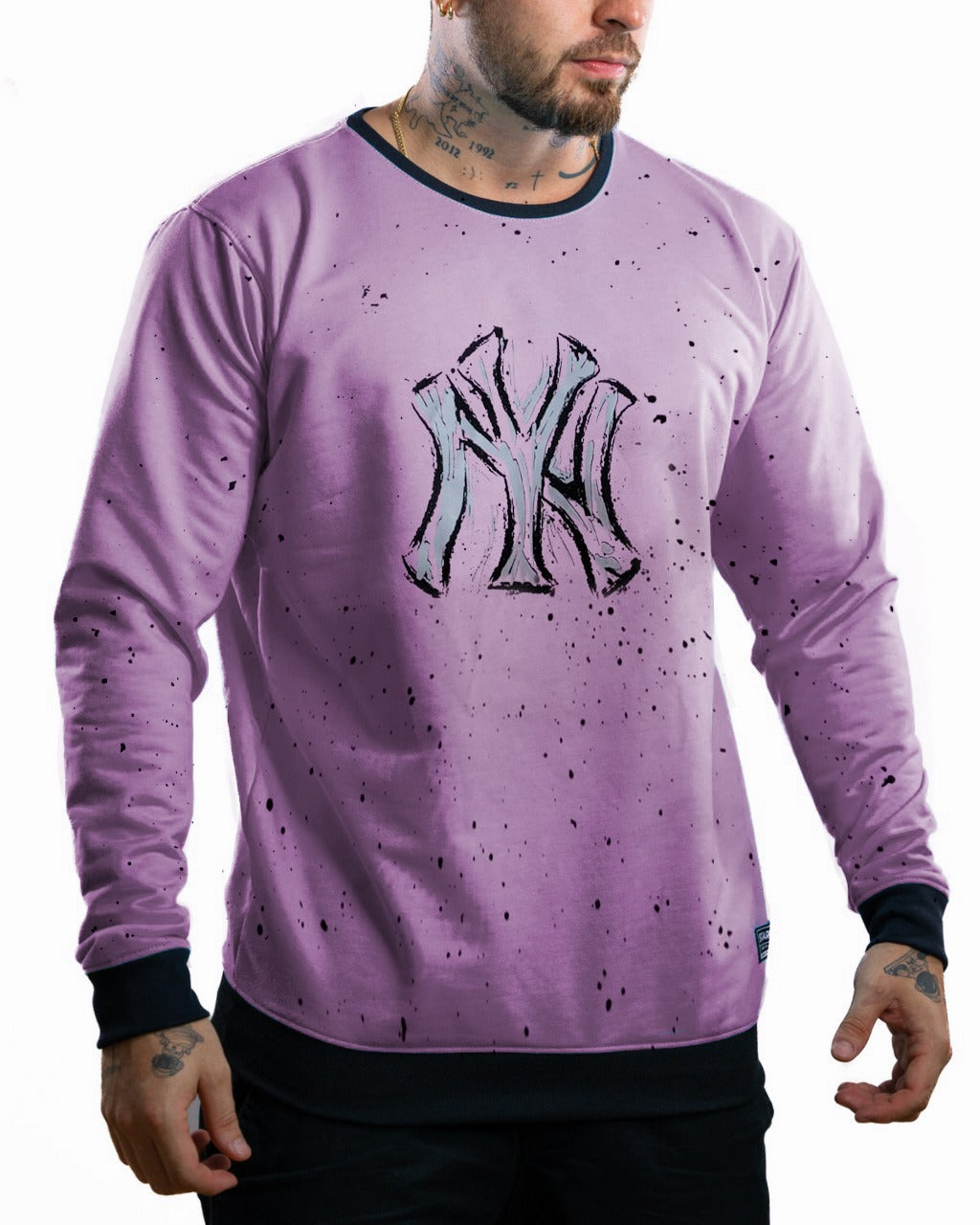 BUZO LILA CHISPEADO NY - Stark Brand