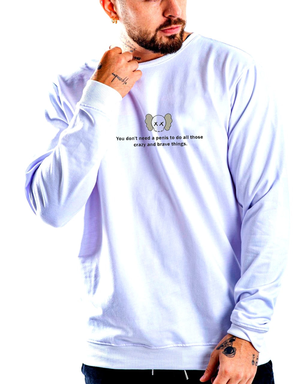 Buzo Blanco NEW Kaws - Stark Brand