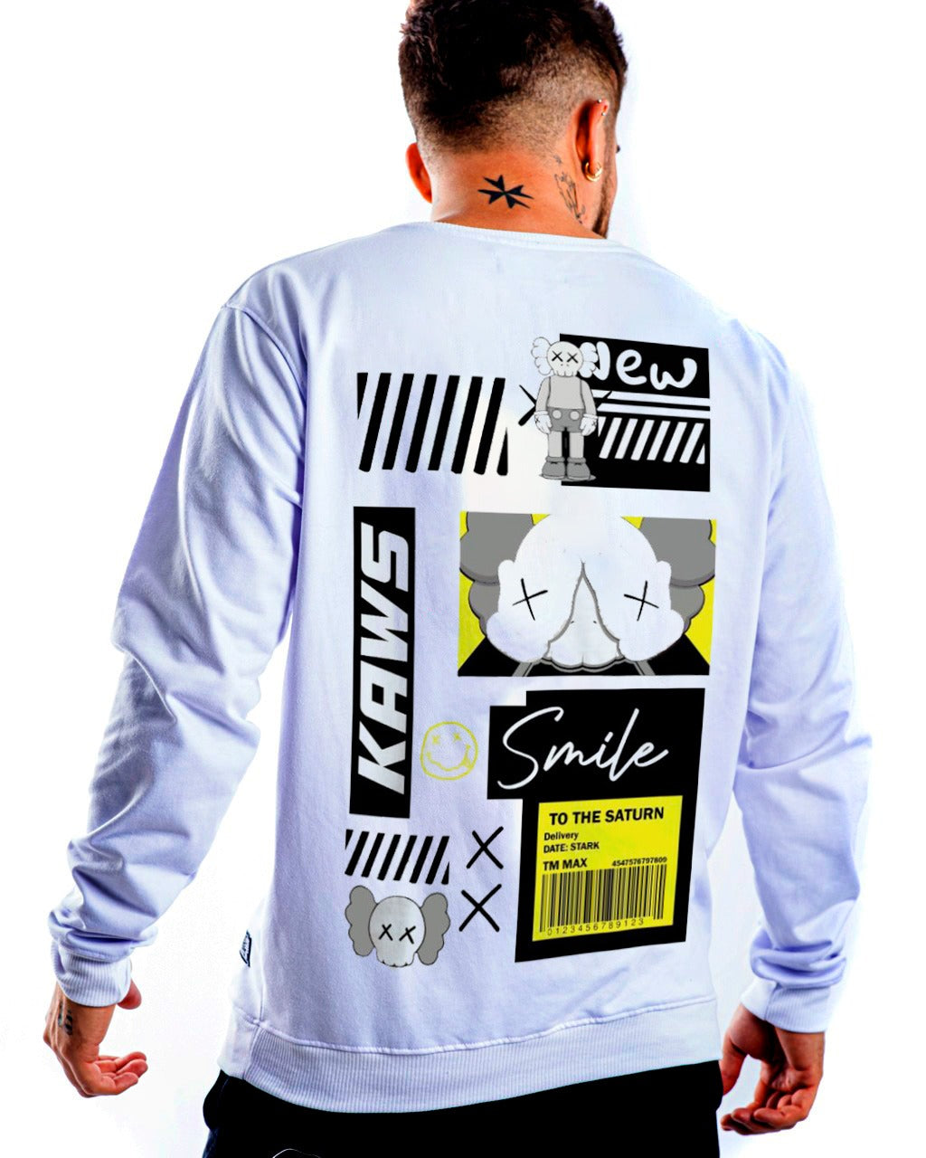Buzo Blanco NEW Kaws - Stark Brand