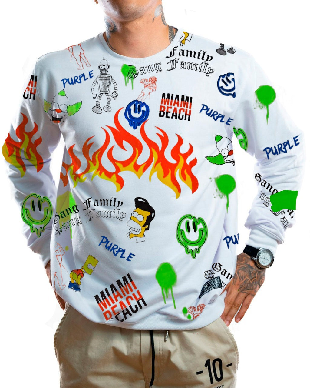 Buzo Blanco Gang Family - Stark Brand