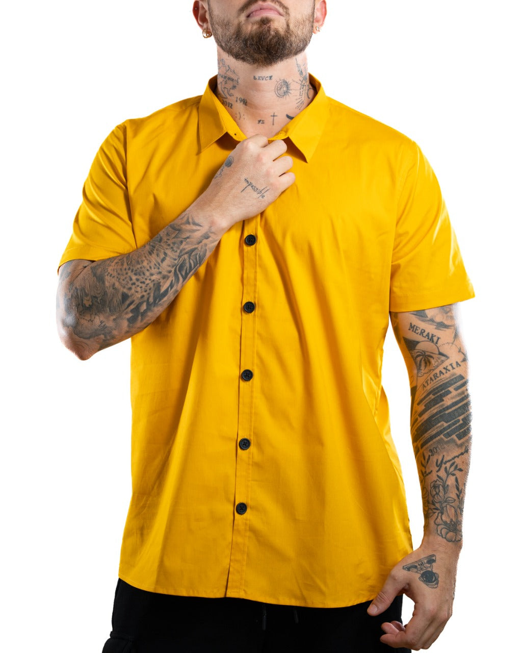 Camisa Mostaza - Stark Brand