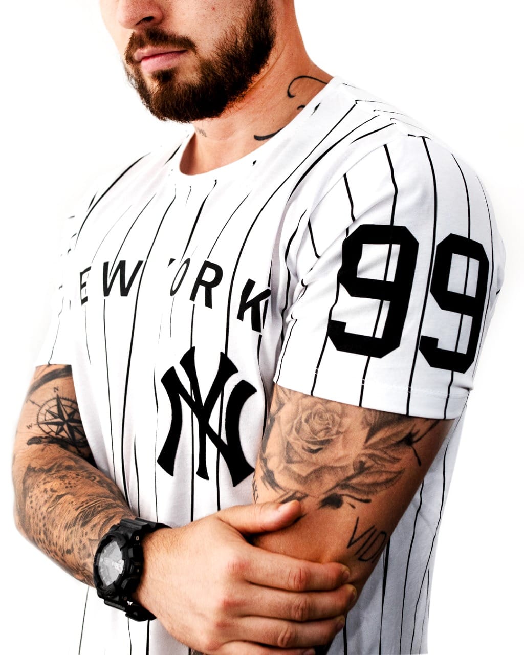 Camiseta Blanca NY 99 - Stark Brand