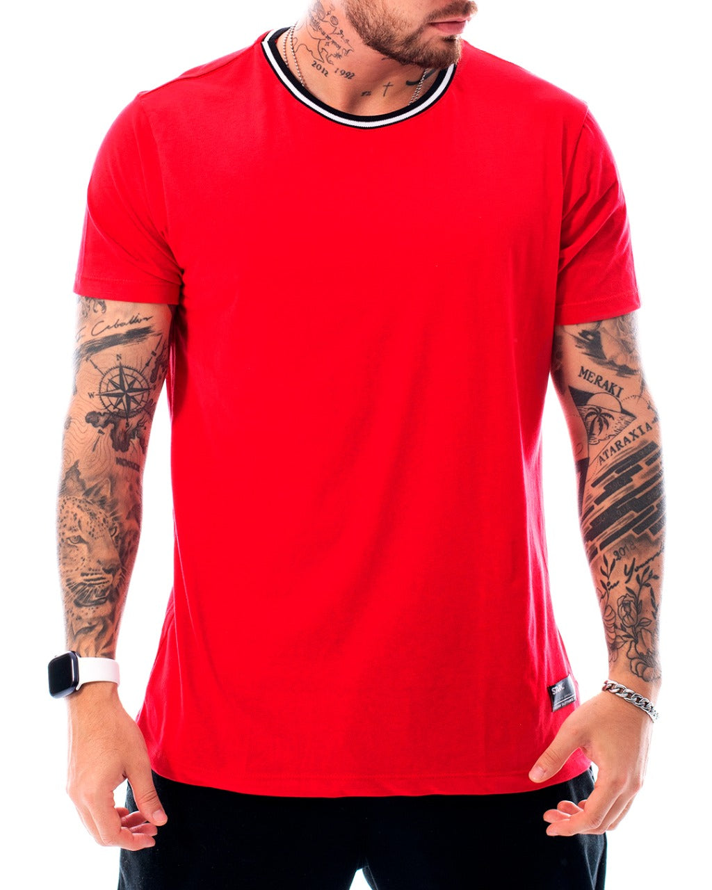 básica Rojo Rib - Stark Brand