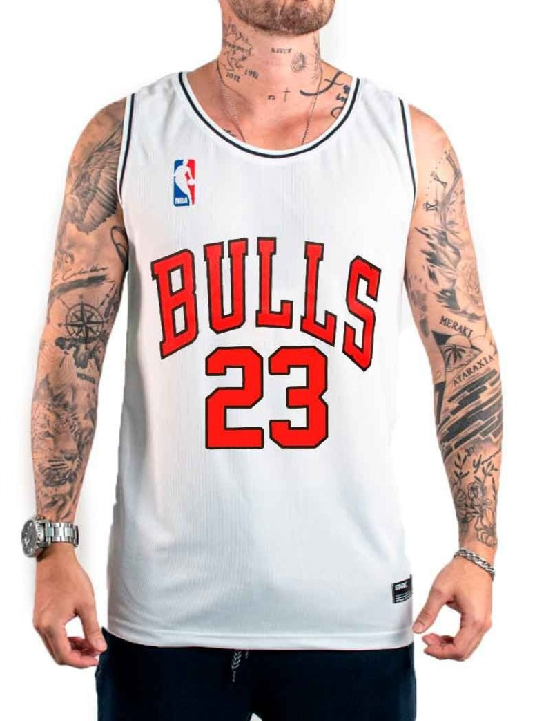 Camisilla bulls 23 blanca - Stark Brand