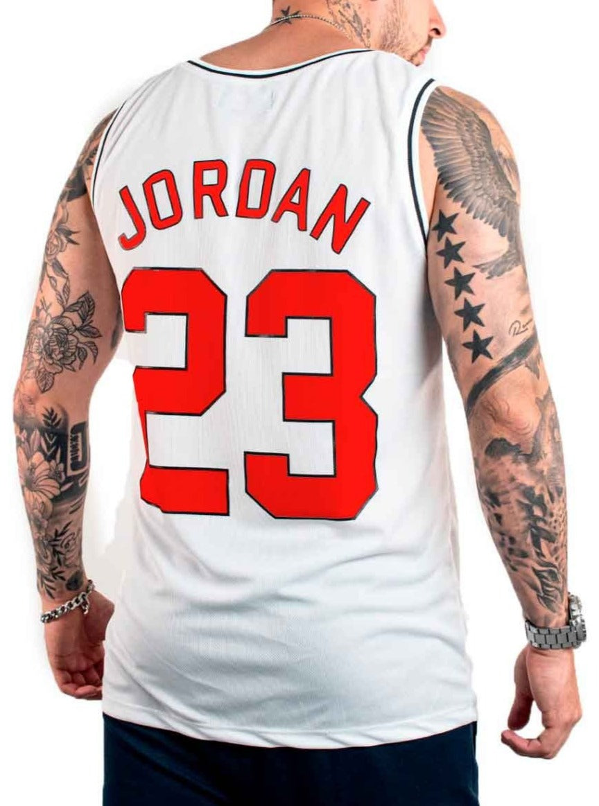 Camisilla bulls 23 blanca - Stark Brand