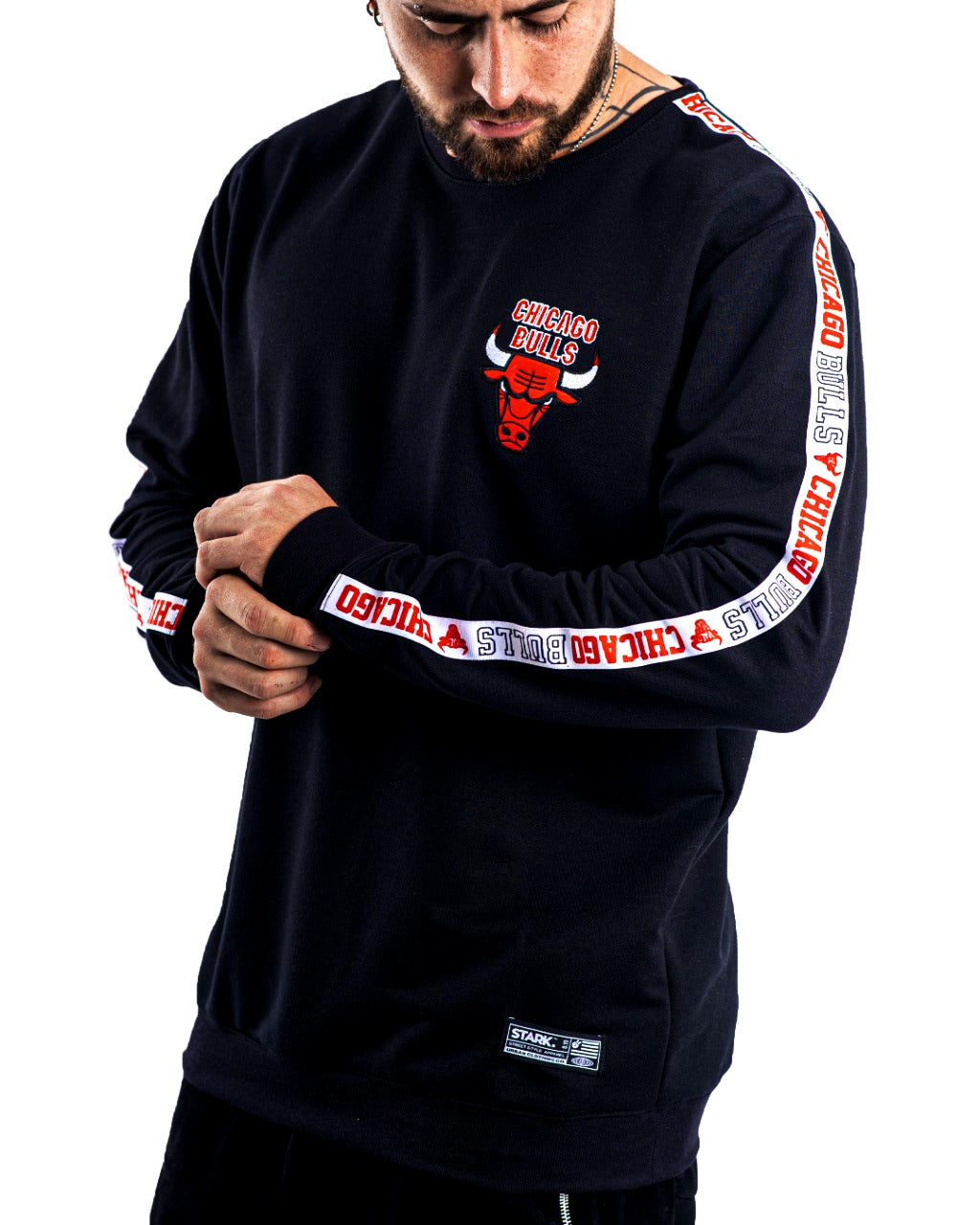 Buzo Negro Chicago Cintas - Stark Brand