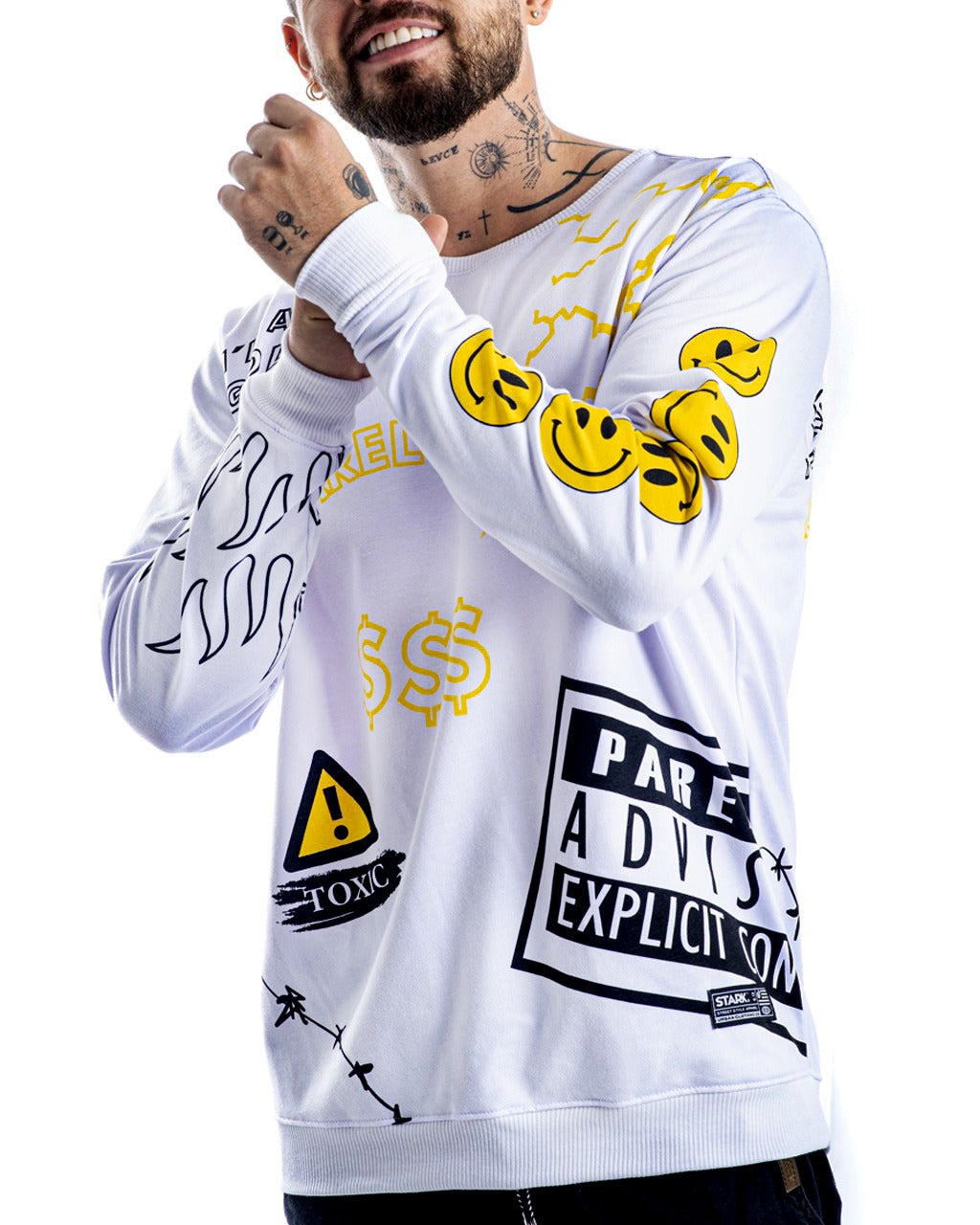 Buzo Blanco Lucky Toxic - Stark Brand