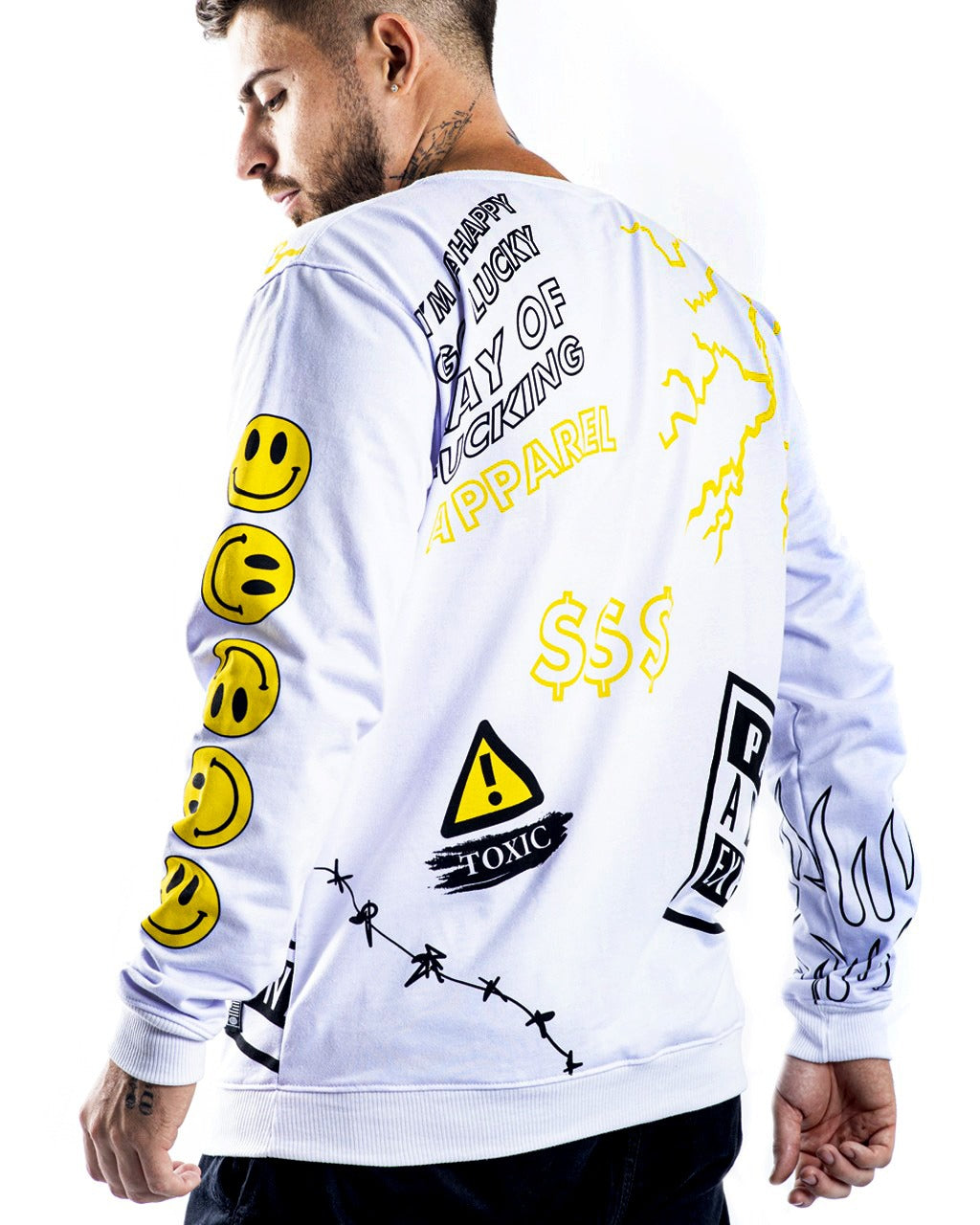 Buzo Blanco Lucky Toxic - Stark Brand