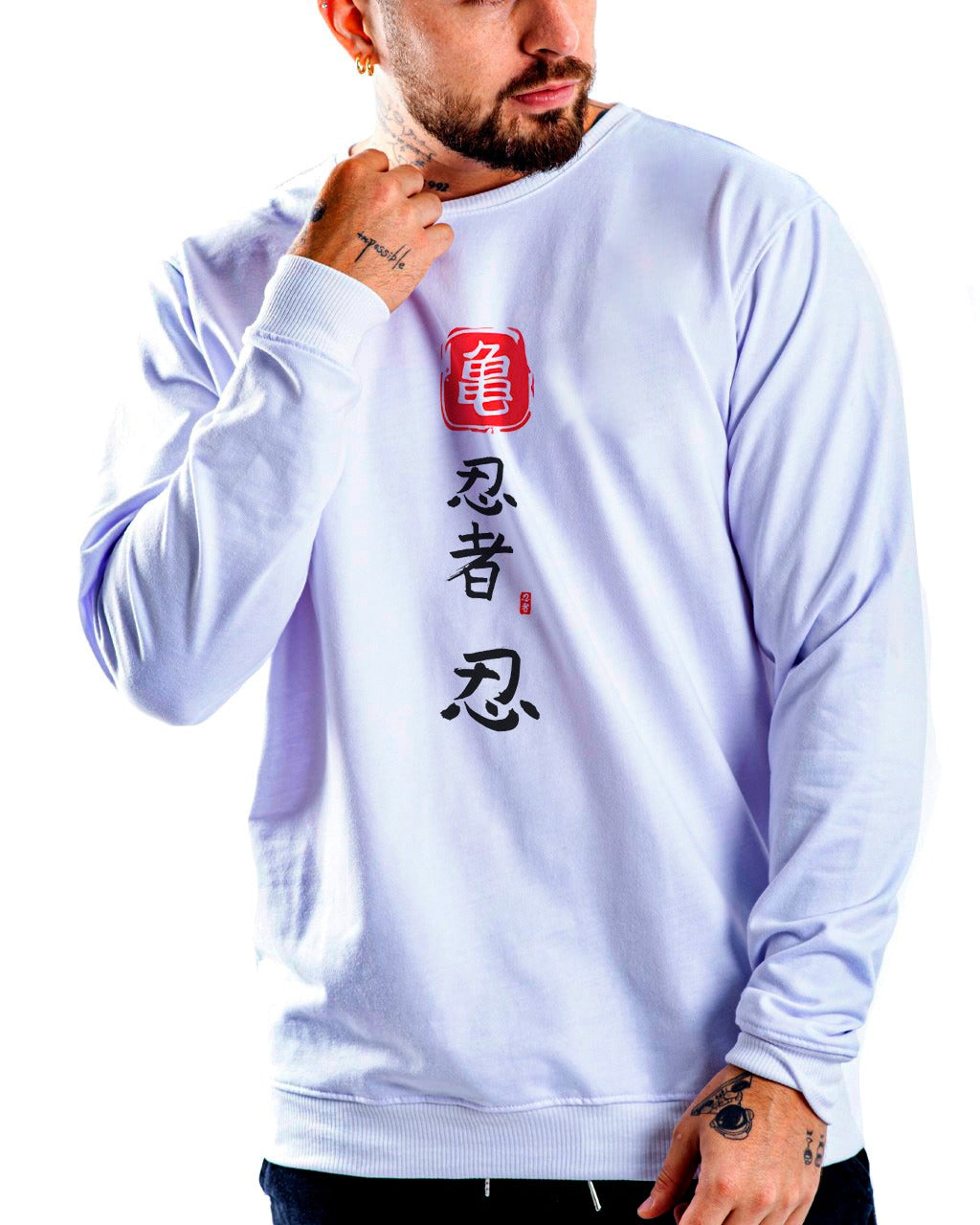 Buzo blanco goku letras - Stark Brand