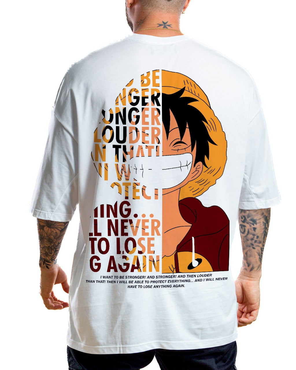 Oversize Blanca luffy letters - Stark Brand