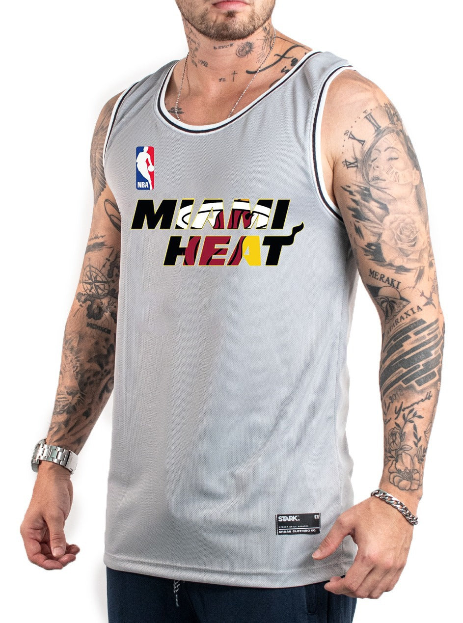 Camisilla gris miami 22 - Stark Brand