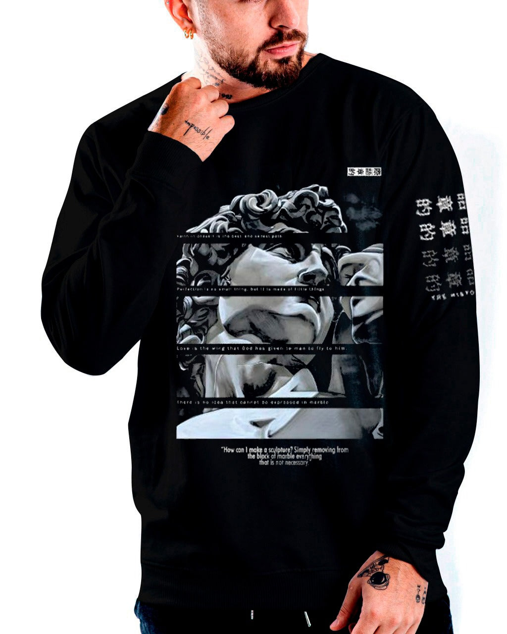 Buzo negro david - Stark Brand