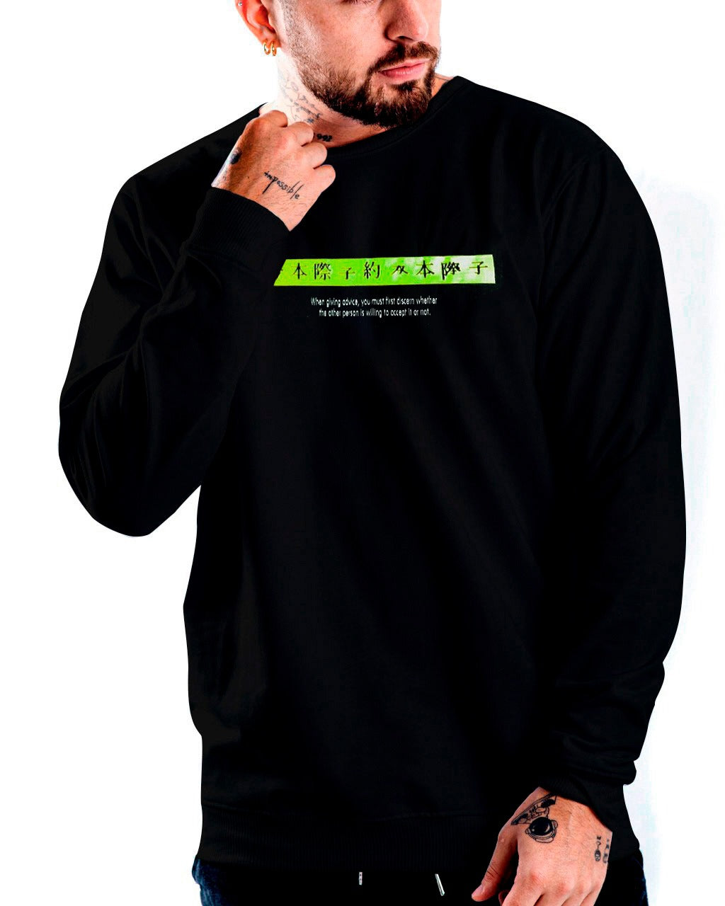 Buzo negro x neon - Stark Brand