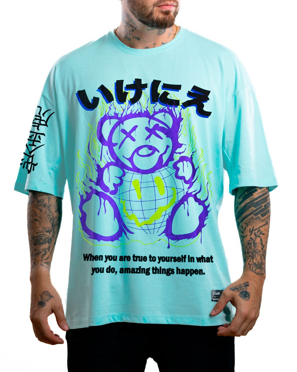 Oversize Aguamrina Oso - Stark Brand