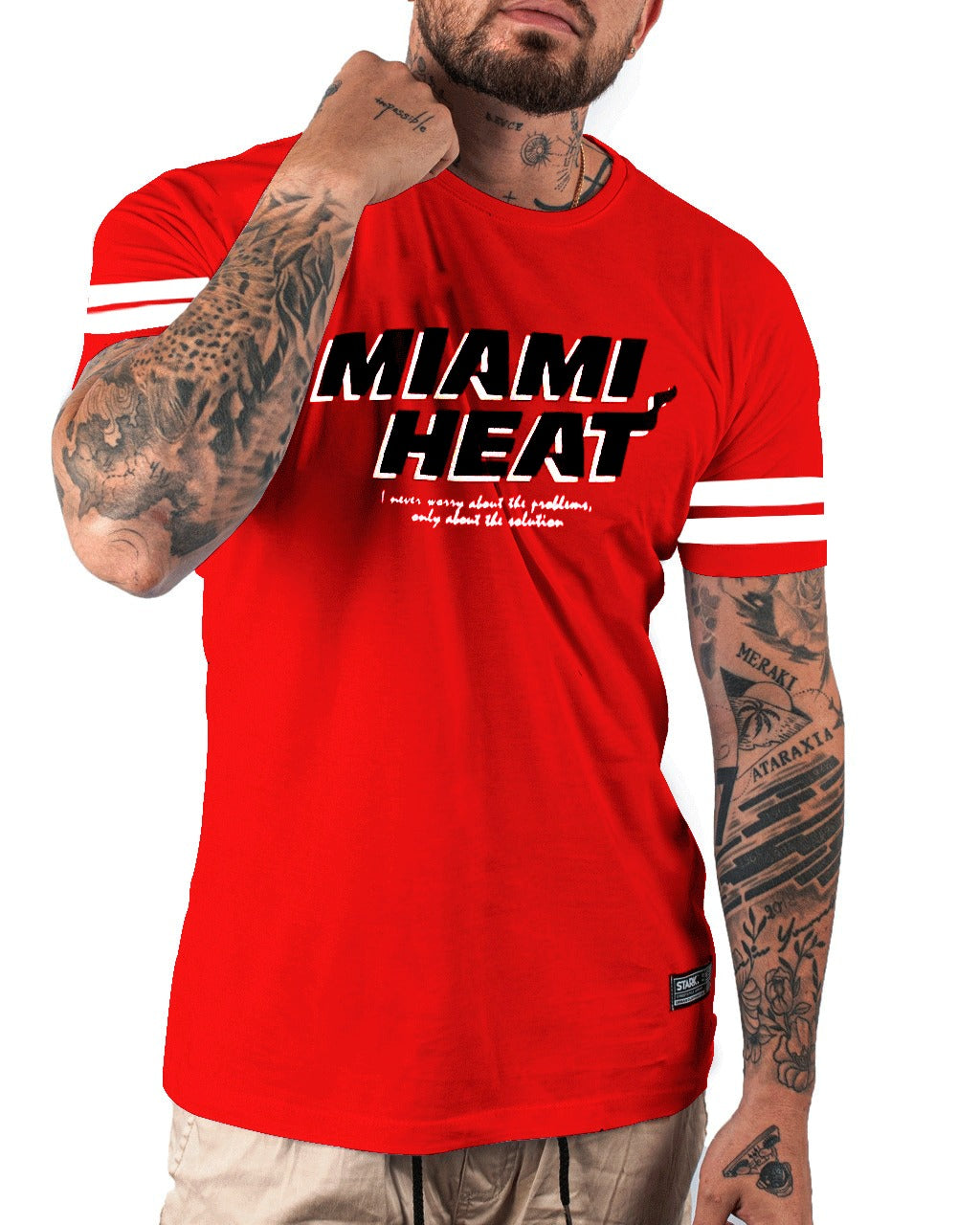 Camiseta roja miami - Stark Brand
