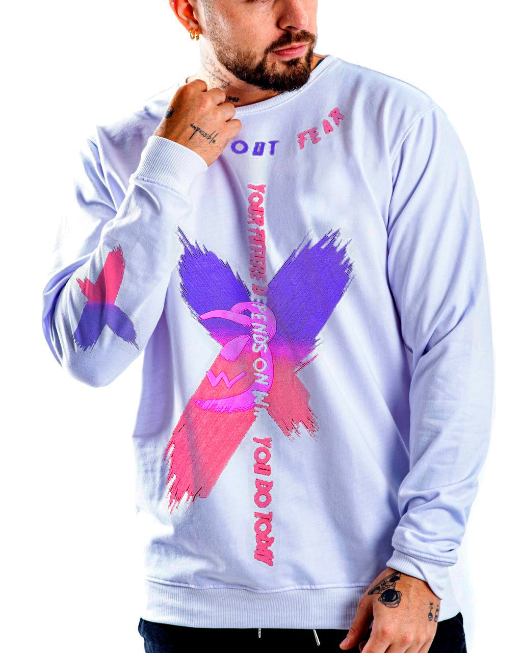 Buzo Blanco fear X - Stark Brand