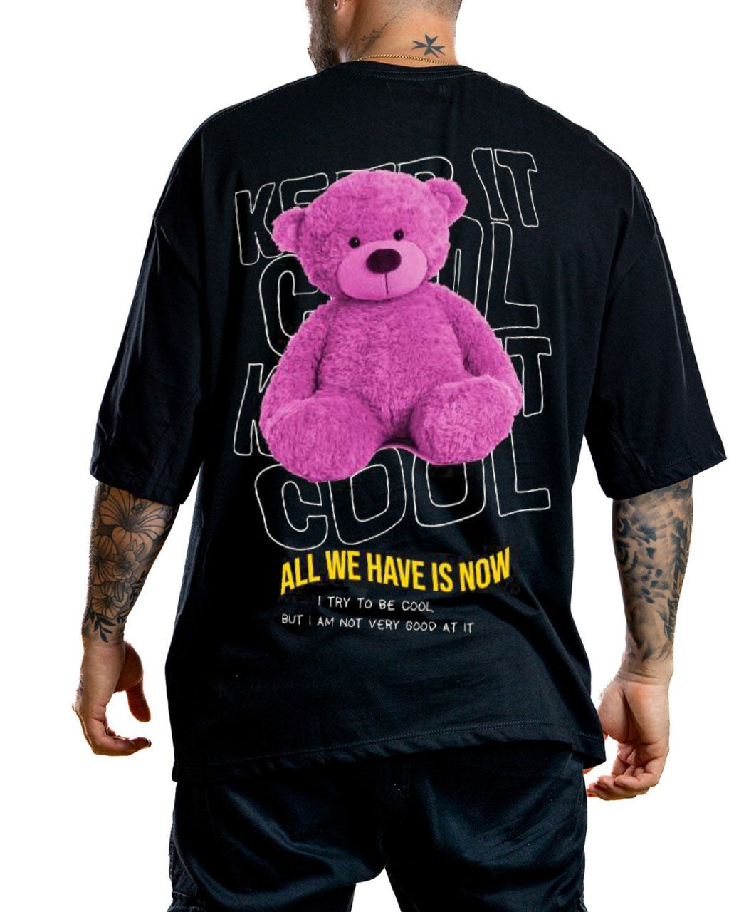 Oversize negro oso cool - Stark Brand