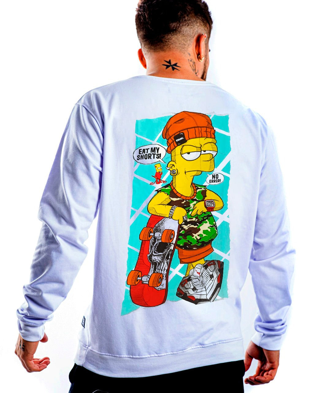 Buzo blanco simpsons skate - Stark Brand