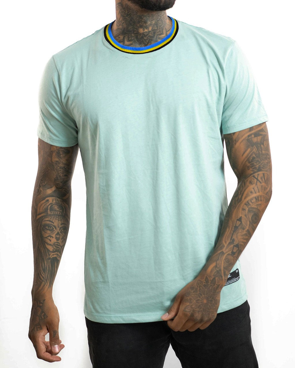 Basica cielo rib mostaza azul - Stark Brand