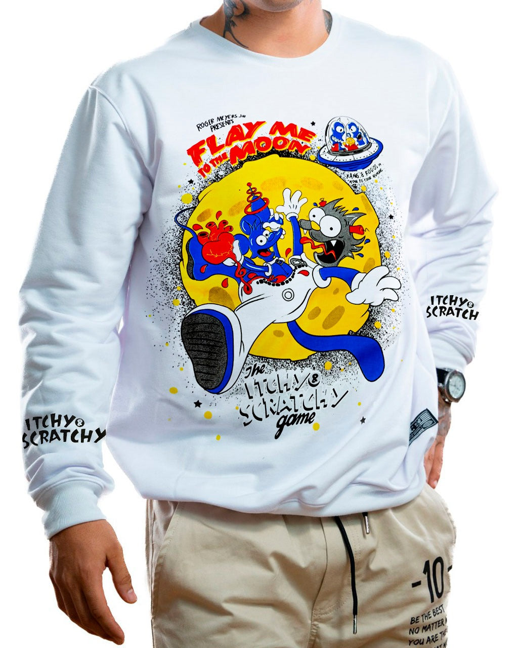 Buzo blanco to the moon - Stark Brand