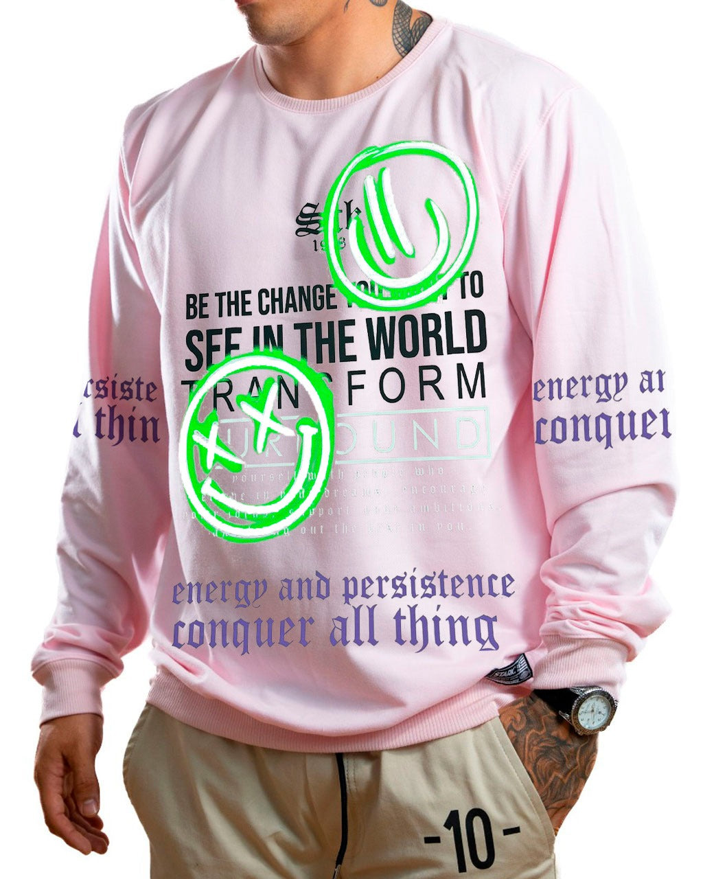 Buzo rosado transform neon - Stark Brand