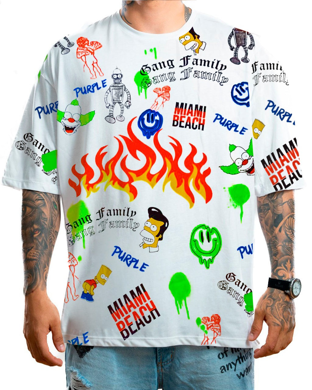 Oversize blanca gang family - Stark Brand