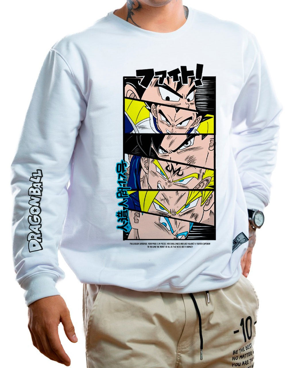 Buzo blanco sayayin - Stark Brand