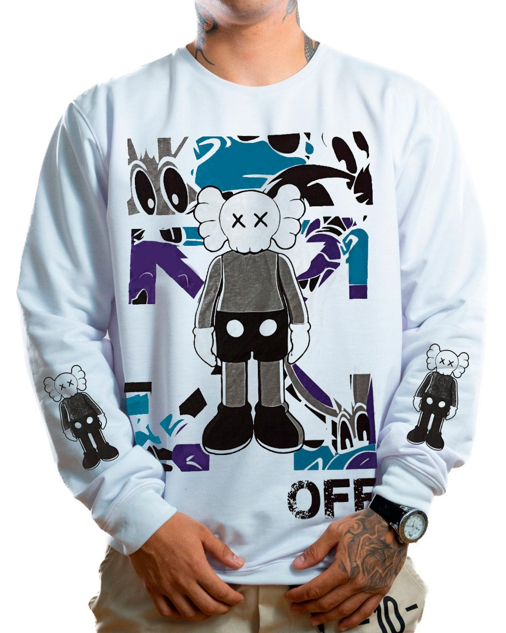 Buzo blanco off kws - Stark Brand