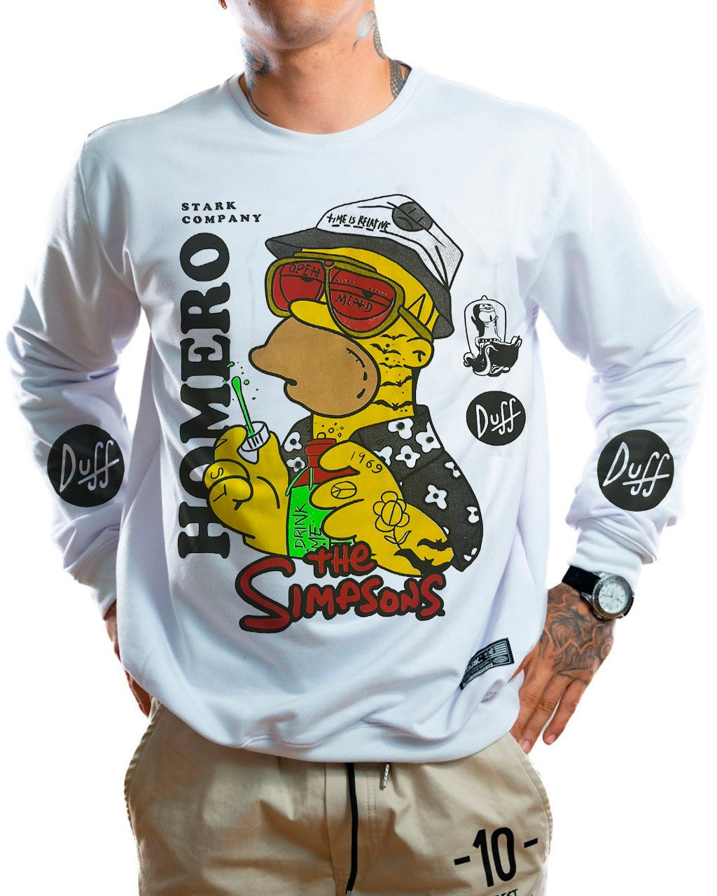 Buzo blanco homer hawai - Stark Brand