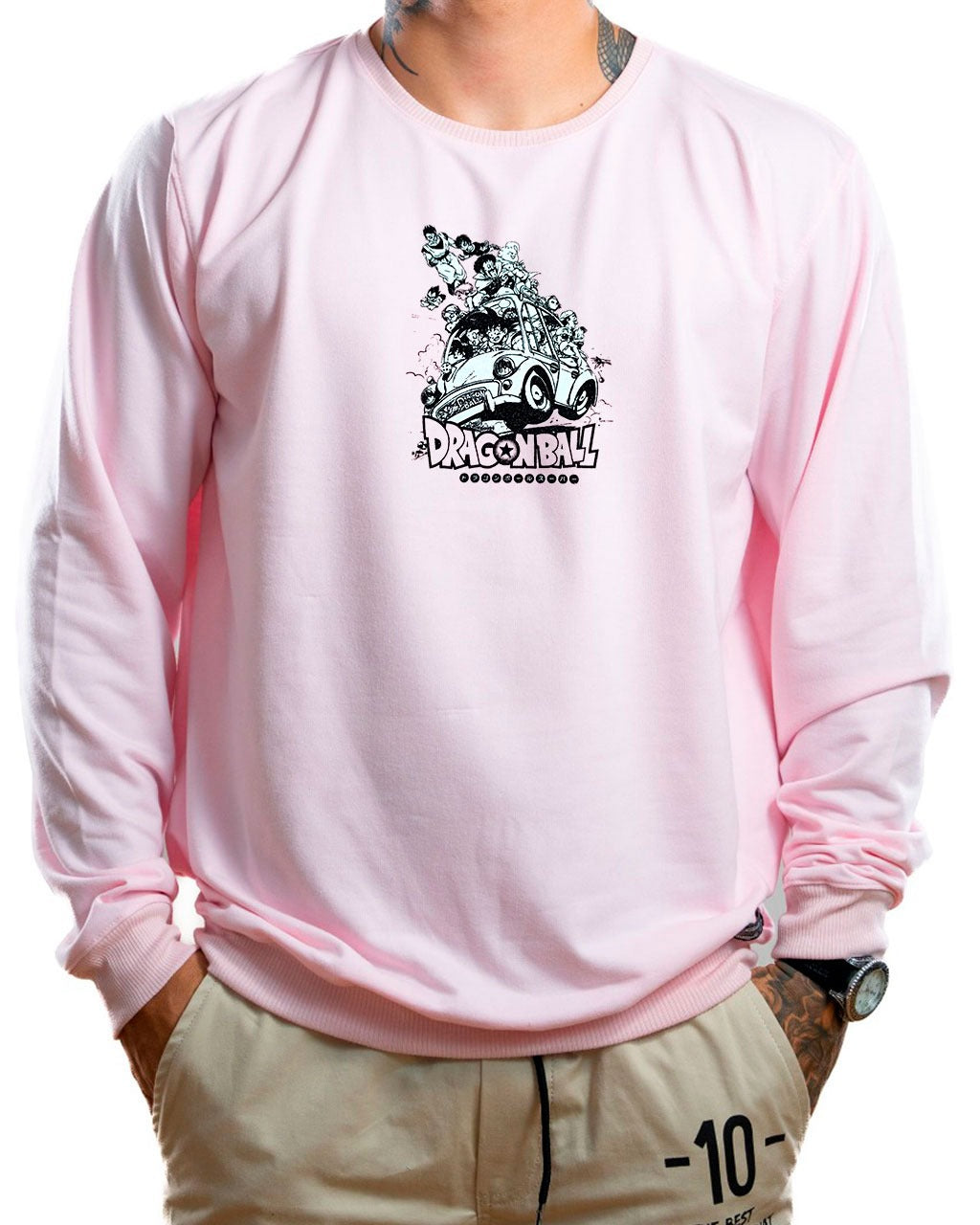 Buzo rosado dragon ball carro - Stark Brand