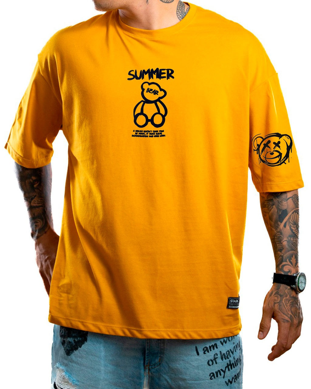 Oversize mostaza summer bear - Stark Brand