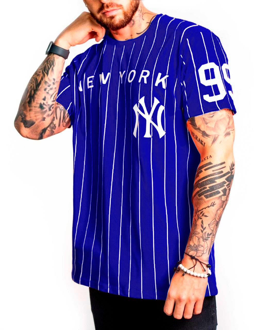 Camiseta azul ny 99 - Stark Brand